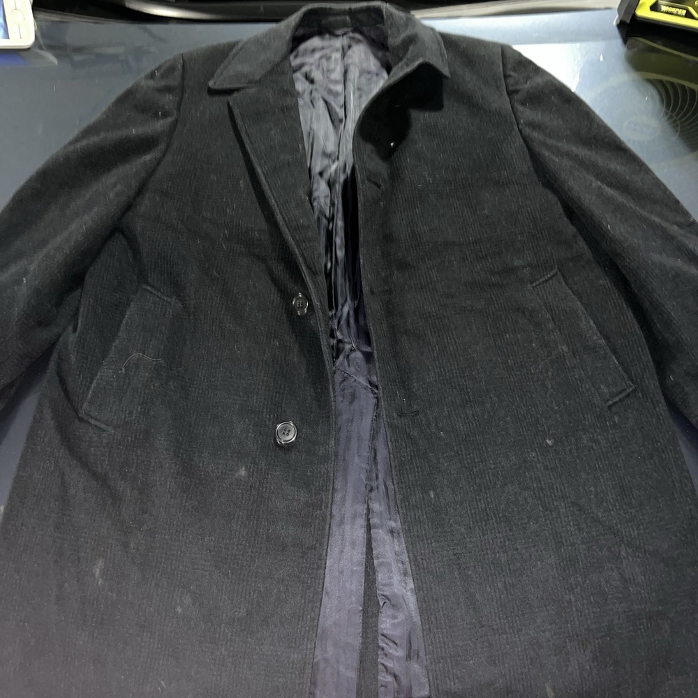 EdW‎ Hawk Imperial Roos Atkins Trench Coat Vintage Wool Blend Mens Large